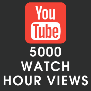 Youtube 5000 Watch Hour Views