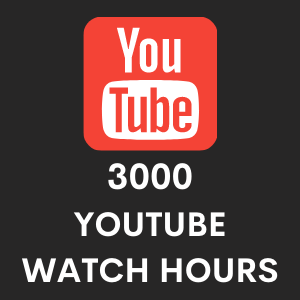 Buy 3000 youtube watch hours